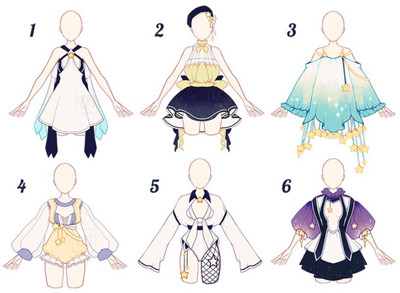 動漫服裝素材。