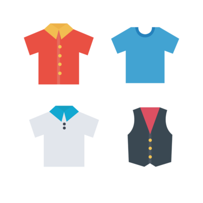 卡通服裝衣服免扣素材模板免費下載_ai格式_2000像素_編號33622771