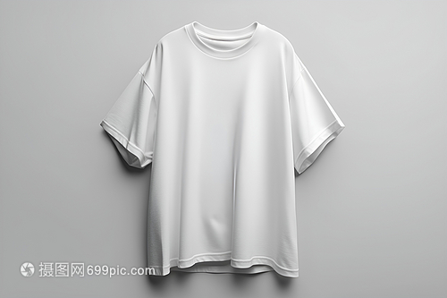 灰色背景上的t恤